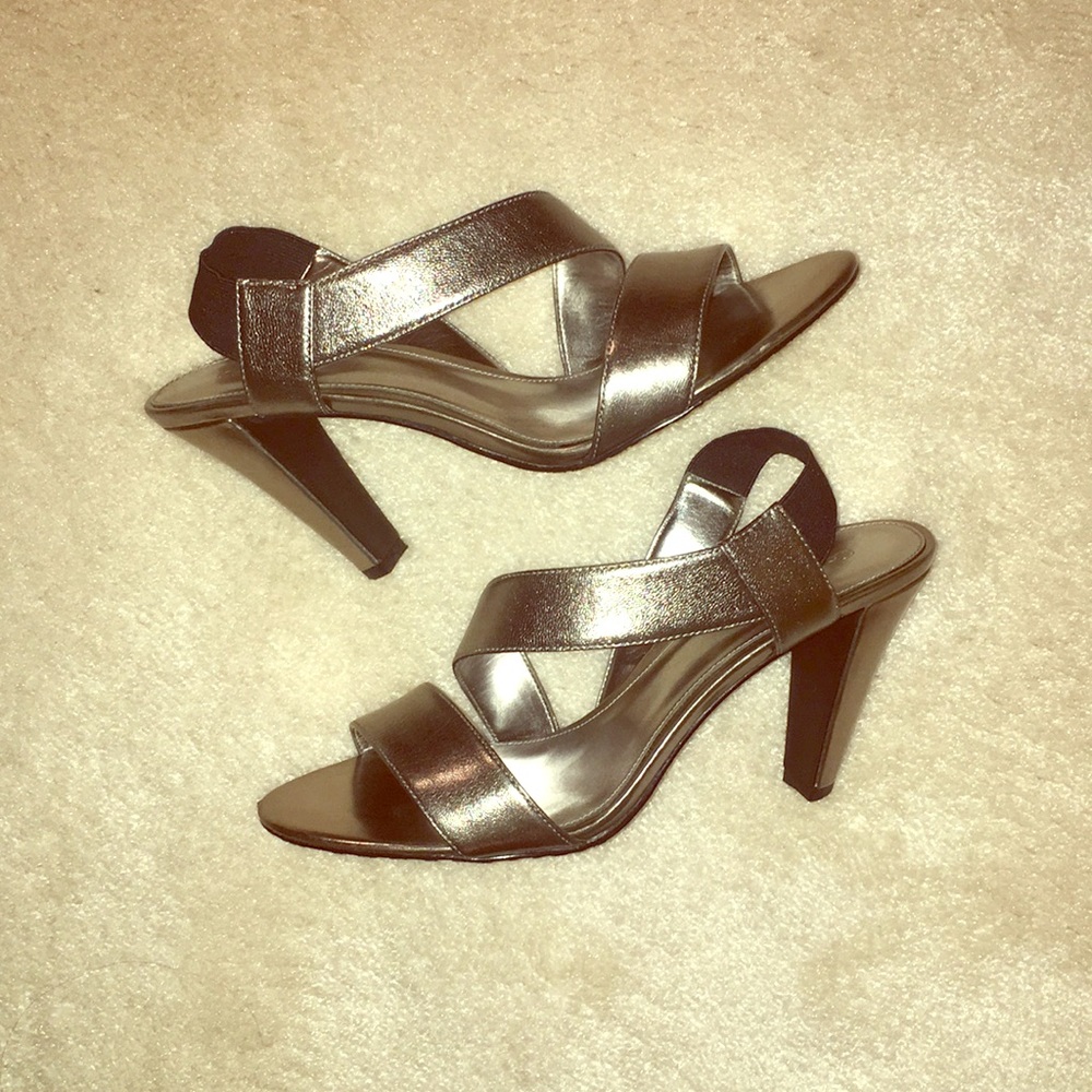 Silver Calvin Klein Sandals